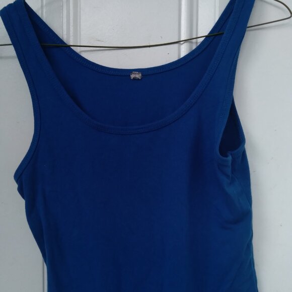 COBALT BLUE TANK TOP SIZE SMALL ROUND NECK - Picture 2 of 6